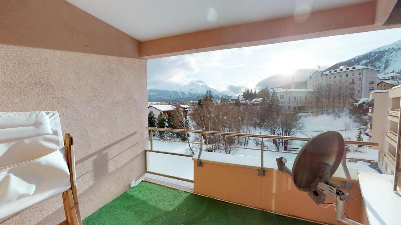 Ferienwohnung Abitaziun Quadratscha 22 - Samedan Exterior foto