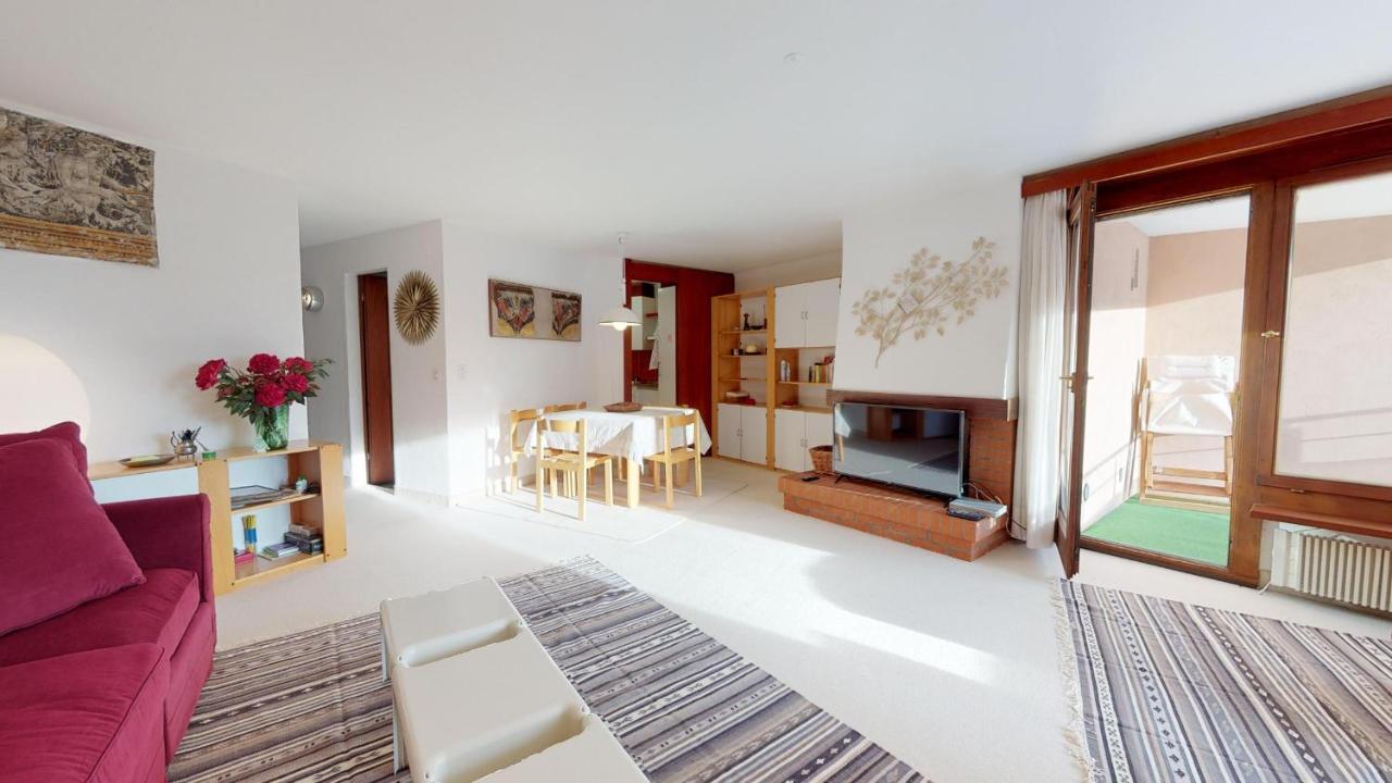 Ferienwohnung Abitaziun Quadratscha 22 - Samedan Exterior foto