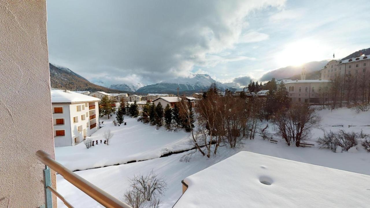 Ferienwohnung Abitaziun Quadratscha 22 - Samedan Exterior foto